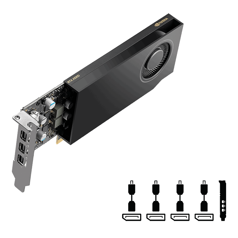 PNY NVIDIA RTX A1000 8GB GDDR6 128-Bit Graphics Card – tpstech.in