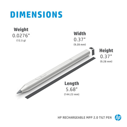 [RePacked]HP MPP 2.0 Rechargeable Tilt Pen with USB-C 30 Days Battery Life and Custom Buttons