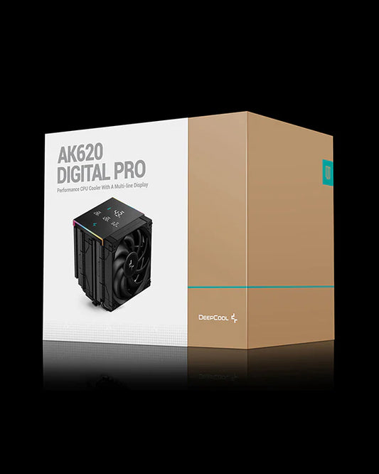 Deepcool AK620 Digital PRO 120mm CPU Air Cooler-Black