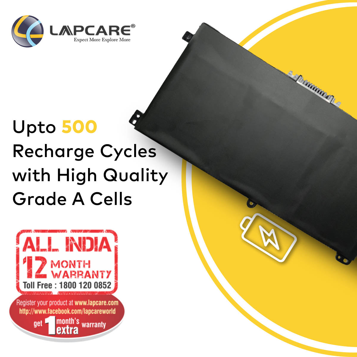 HP BK03XL Compatible Laptop Battery 39.27Wh 11.55V 3400mAh 3 Cell