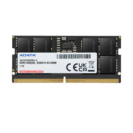 ADATA 8GB DDR5 RAM 5600MHz CL46 262 Pin SO-DIMM Laptop Memory Module