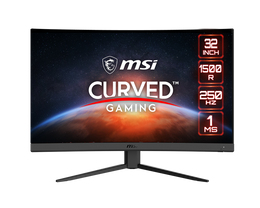 MSI G32C4X 32" FHD 250Hz 1ms VA AMD Freesync Curved Gaming Monitor