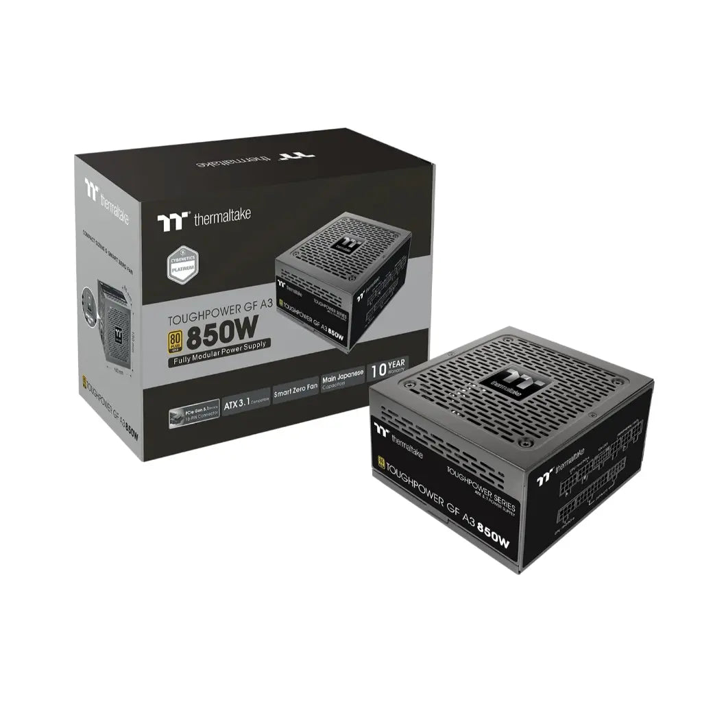 Thermaltake Toughpower GF A3 850W 80 Plus Gold ATX 3.0 Fully Modular Power Supply
