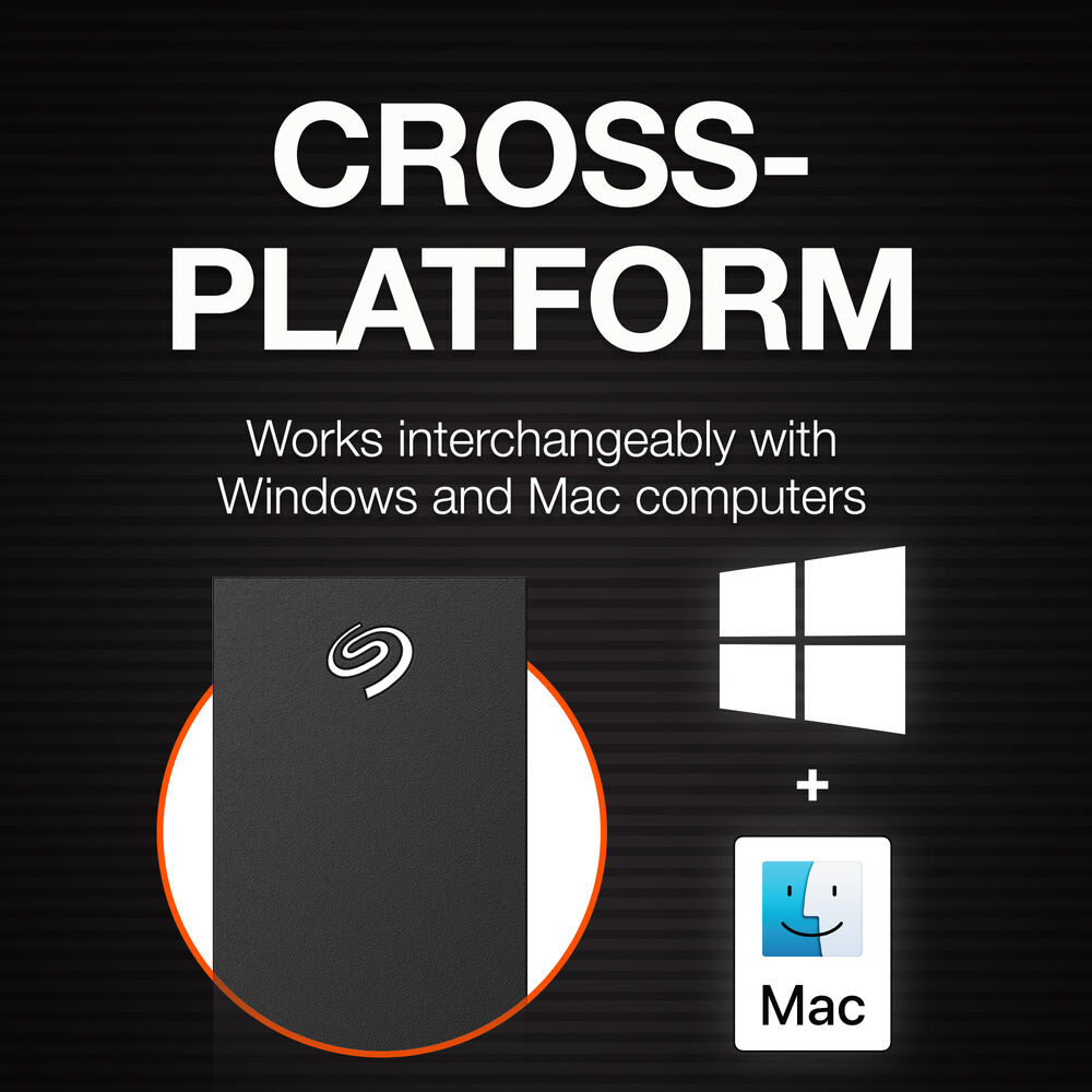 Seagate OneTouch Hub 16TB USB-C & USB 3.0 Desktop External Hard Drive - Black