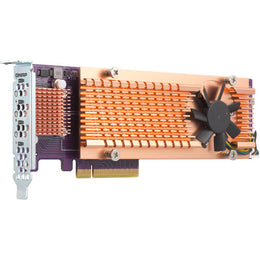 QNAP QM2-4P-384 Quad M.2 2280 PCIe Gen3 x8 NVMe SSD Expansion Card