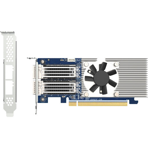 QNAP QXG-100G2SF-CX6 Dual Port 100GbE PCIe 4.0 x16 Network Expansion Card