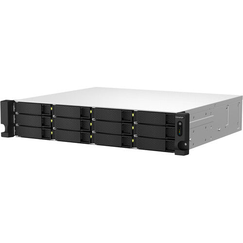 QNAP TS-1264U-RP-8G 12 Bay Quad Core High Speed 2U Rackmount NAS