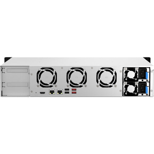 QNAP TS-864eU-RP-8G 8 Bay High-Speed 2U Short Depth Rackmount NAS