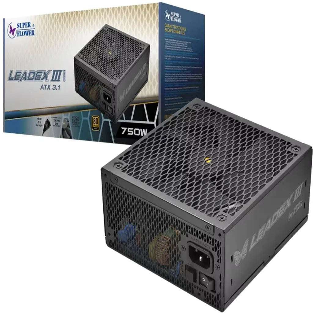 Super Flower Leadex III Gold 750W ATX 3.1 PCIe 5.1 Ready Fully