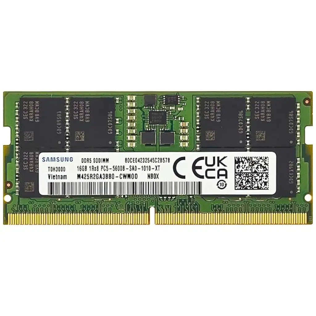 Samsung 16GB DDR5 RAM 5600MHz CL46 1Rx8 262 Pin Laptop Memory (Pulled Out)