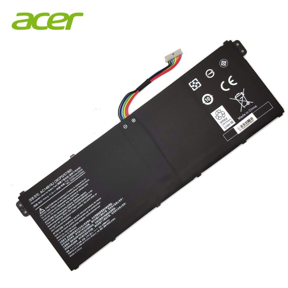 Acer AC14B18J Original OEM 3220mAh 11.4V 36Wh 3 Cell Laptop Battery for Select Acer Laptops