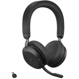 Jabra Evolve2 75 MS Stereo Wireless Bluetooth Headset with Advanced ANC