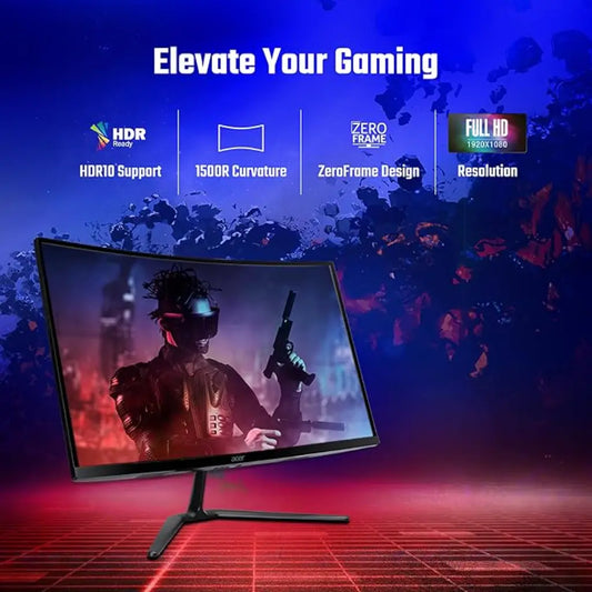 Acer ED270 Z 27″ 280 Hz 1 ms Full HD VA Curved Monitor Built‑in 2 W Speakers-tpstech.in