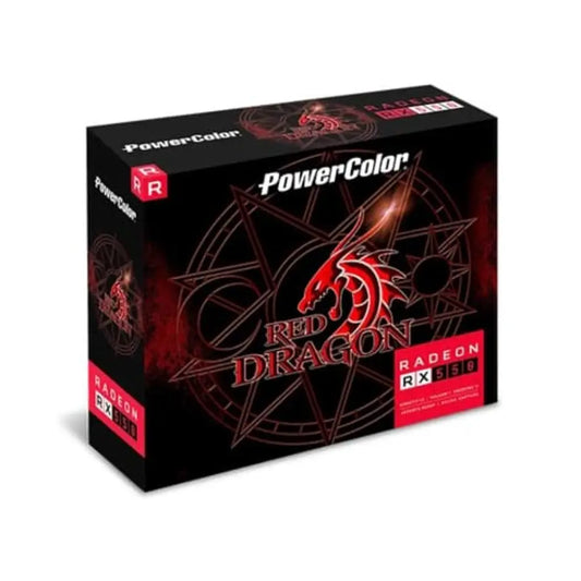 PowerColor Red Dragon Radeon RX 550 2GB GDDR5 Low Profile Graphics Card-tpstech.in