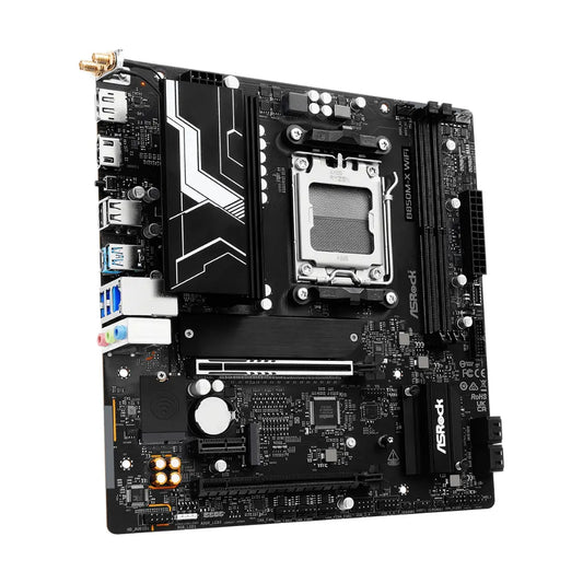 ASRock B850M X WiFi R2.0 AMD B850 AM5 Micro ATX DDR5 Motherboard with WiFi 6E-tpstech.in