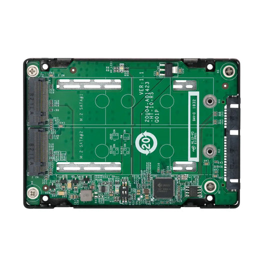 QNAP QDA-A2MAR Dual M.2 SATA SSD to 2.5-Inch SATA RAID Adapter-tpstech.in