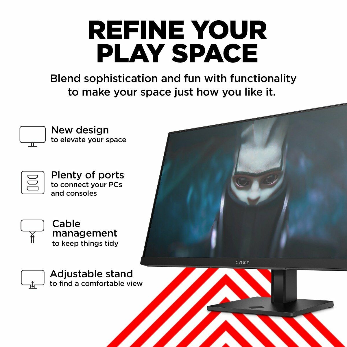 HP OMEN 780F0AA 23.8" FHD 165Hz IPS Gaming Monitor