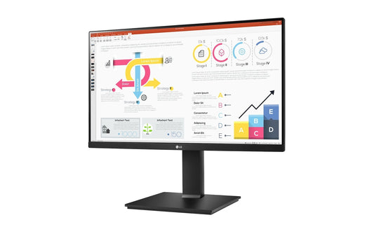 LG 24QP750-B 24" 75Hz 1440p 2K QHD IPS Panel HDR10 5ms USB-C Borderless Monitor