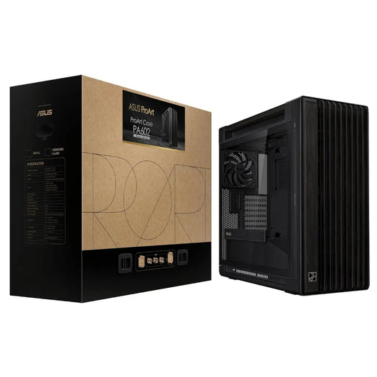 ASUS ProArt PA602 Tempered Glass E-ATX Computer Case - Wood Edition-tpstech.in