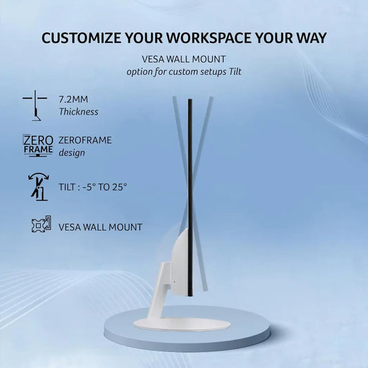 Acer SA242Y P1 23.8″ 144Hz 1 ms Full HD IPS Ultra‑Slim VRB Zero‑Frame Monitor-tpstech.in