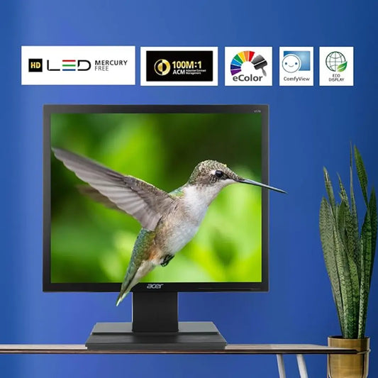 Acer V176L 17" 60Hz 5ms SXGA Resolution LED Monitor -tpstech.in