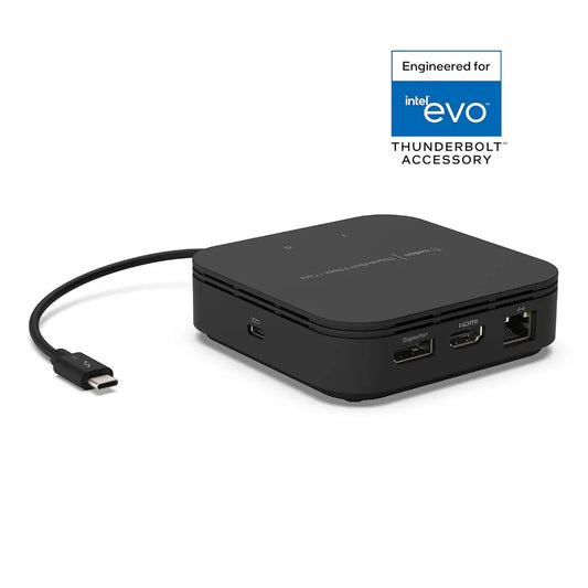 Belkin Thunderbolt 3 Dock Core 3 Cable Dual 4K Display 60W Power Delivery-tpstech