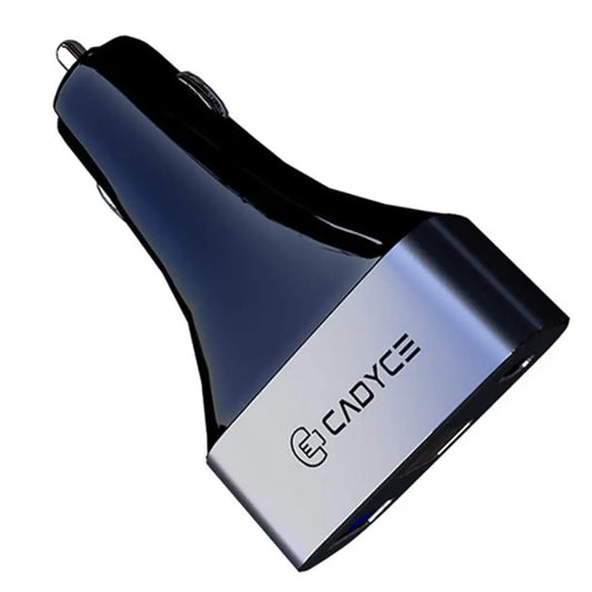 Cadyce CA-CUCC 33W Car Charger with Digital Display USB-A & USB-C Ports-tpstech.in