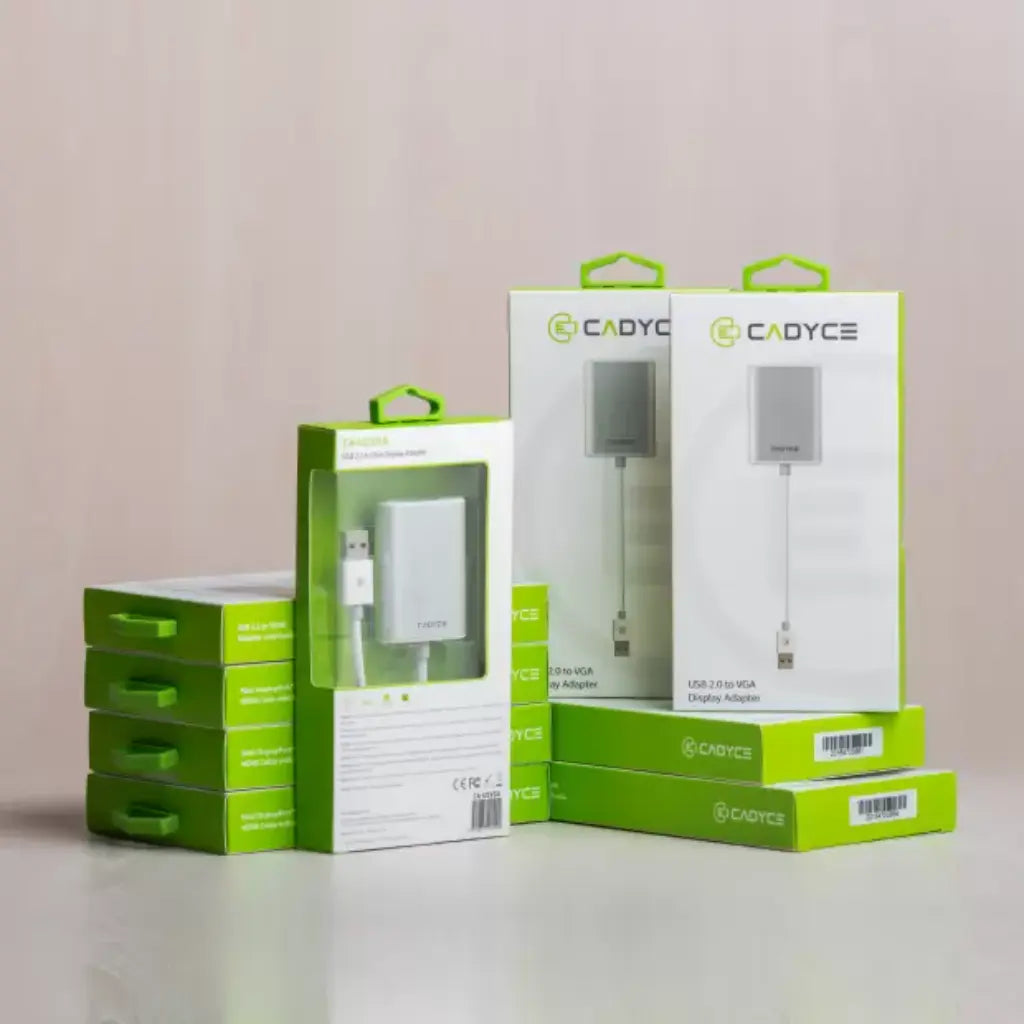 Cadyce CA-U2VGA USB 2.0 to VGA Display Adapter Full HD 1080p-tpstech.in