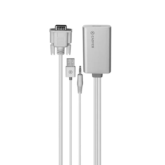 Cadyce CA-VHDMI VGA to HDMI Adapter with Audio USB Powered- tpstech.in