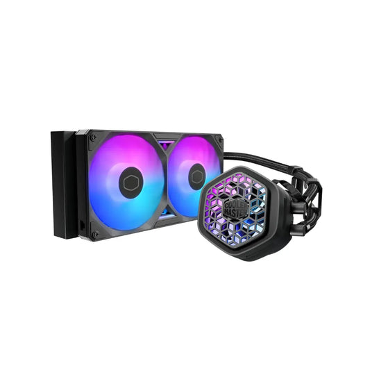 Cooler Master MasterLiquid Atmos II 360 VRM Fan ARGB Liquid CPU Cooler - Black-tpstech.in