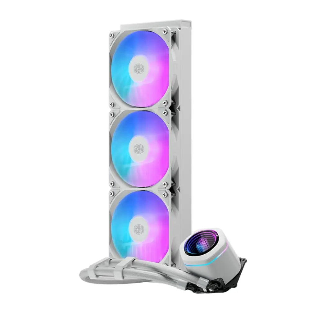 Cooler Master MasterLiquid Core NEX 360 ARGB Liquid CPU Cooler - White-tpstech.in