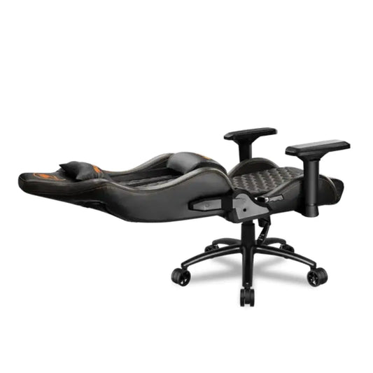 Cougar Outrider Gaming Chair HighāDensity Foam 180° Recline Premium PVC Leather with Head & Lumbar Support-tpstech.in