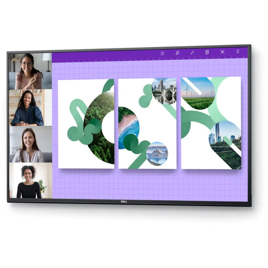 Dell P5524Q 55" 4K UHD Conference Room Monitor with Built-in Speakers-tpstech.in