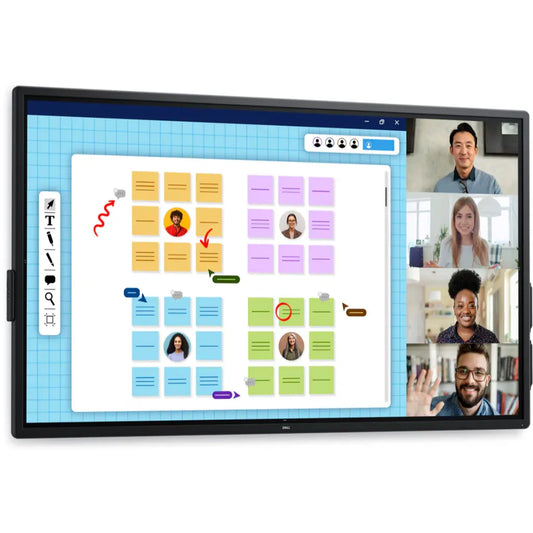 Dell P7525QT 75" 4K UHD Touch Monitor with IPS Panel USB-C 90W Power Delivery-tpstech.in