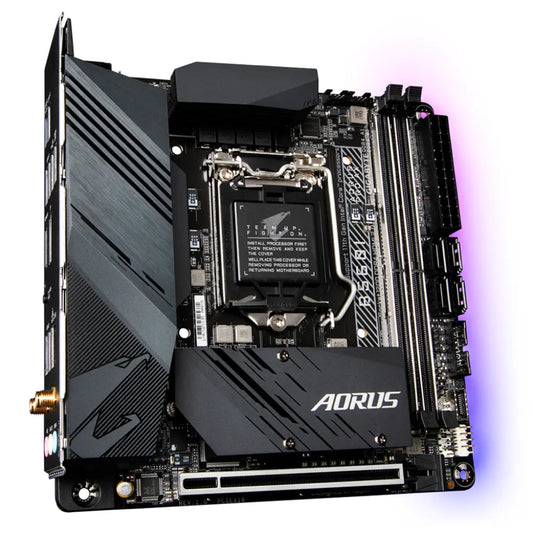 Gigabyte B560I AORUS PRO AX Wi-Fi 6 Intel B560 LGA1200 DDR4 Mini-ITX Motherboard-tpstech.in