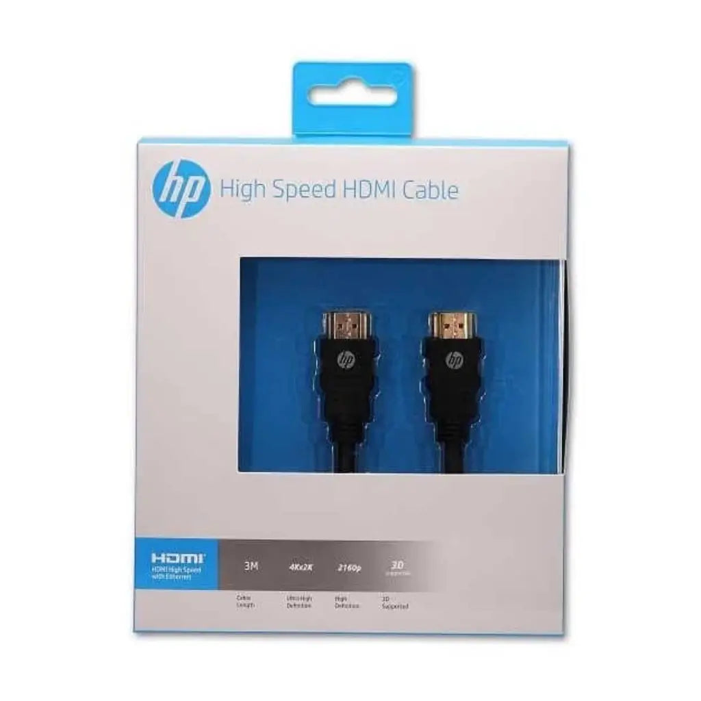 HP 9V569AA 3m High-Speed HDMI 2.0 Cable with Ethernet Supports 4K@60Hz-tpstech.in