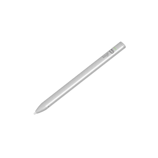 Logitech Crayon Digital Pencil with USB-C for iPad- Silver (Apple Pencil Technology)-tpstech.in