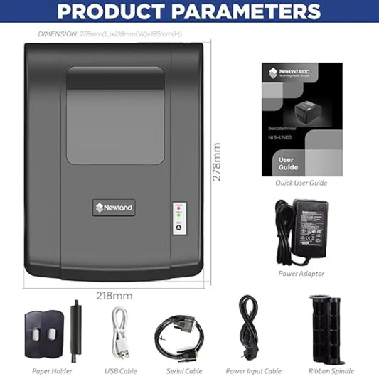 Newland NLS-LP410-IN 4 Inch Desktop Thermal Label Printer-tpstech.in