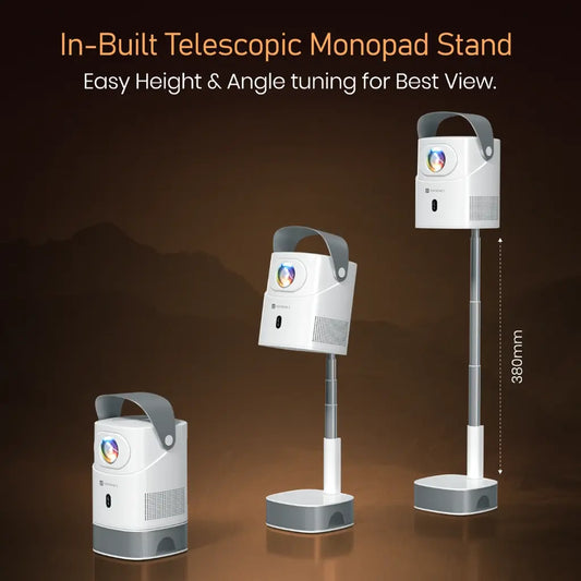 Portronics POR 2314 Beem 550 Smart LED Projector 1080P 6000 Lumens-tpstech.in