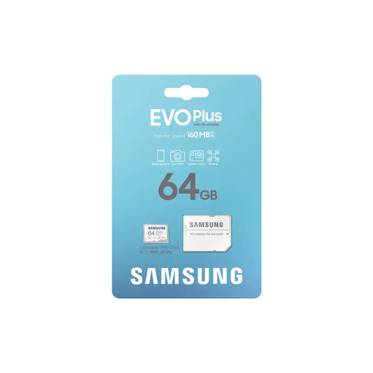 Samsung EVO Plus 64GB microSDXC Memory Card-tpstech.in