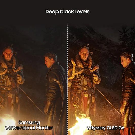 Samsung Odyssey G6 27" 240Hz 0.03ms OLED 2K QHD Gaming Monitor-tpstech.in