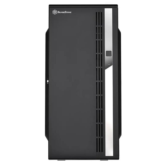 SilverStone SST‑CS380B Mid‑Tower NAS Chassis 8‑Bay Hot‑Swap Dual 5.25″ Bays 3×120 mm Fans-tpstech.in