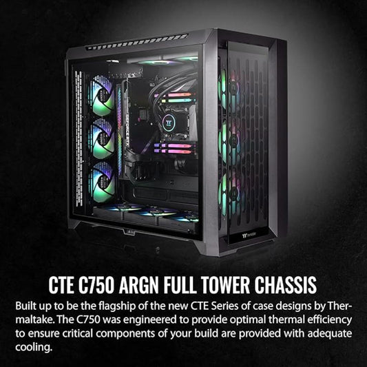 Thermaltake CTE C750 TG ARGB E-ATX Full Tower Tempered Glass Computer Case
