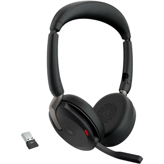 Jabra Evolve2 65 Flex MS USBāA Wireless Headset with ANC & Link 380A