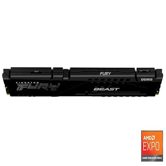 Kingston FURY Beast 32GB DDR5 RAM 6000MHz CL36 288 Pin Desktop Memory KF560C36BBE2-32 tpstech.in