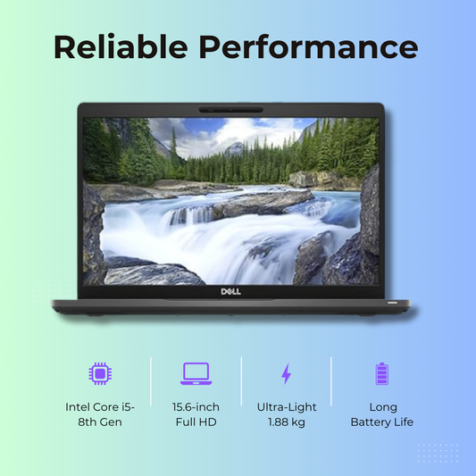 (Refurbished) Dell Latitude 5590 15.6" Laptop Intel Core i5 8th Gen Win 10 Pro
