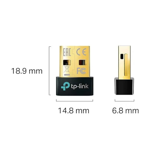 TP-Link UB500 Bluetooth 5.4 Nano USB Adapter Ultra-Compact Dongle for PC & Laptop