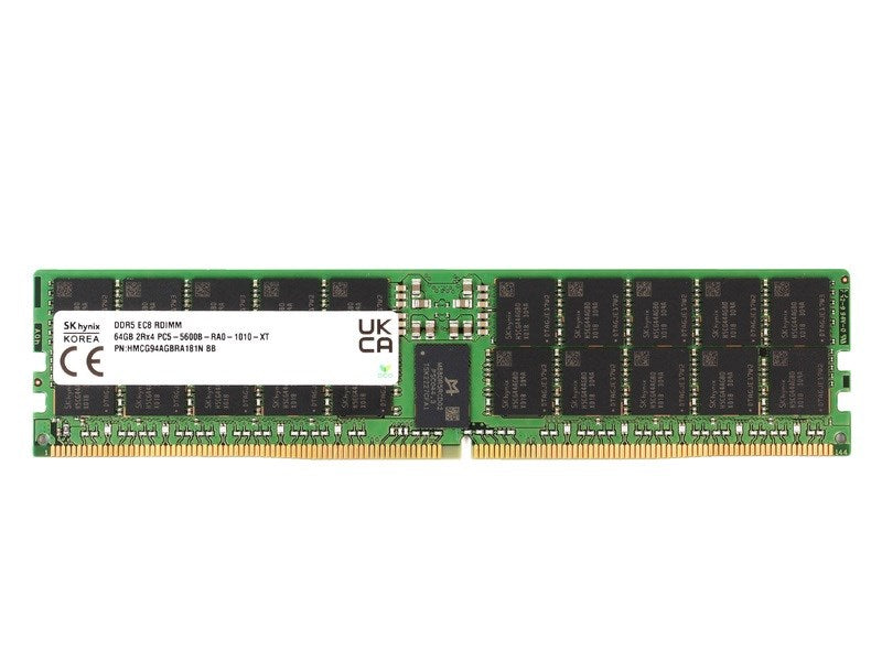 SK Hynix HMCG94AGBRA181N PC5-44800 64GB 5600B-R 64GB Dual Rank DDR5 Server  Memory