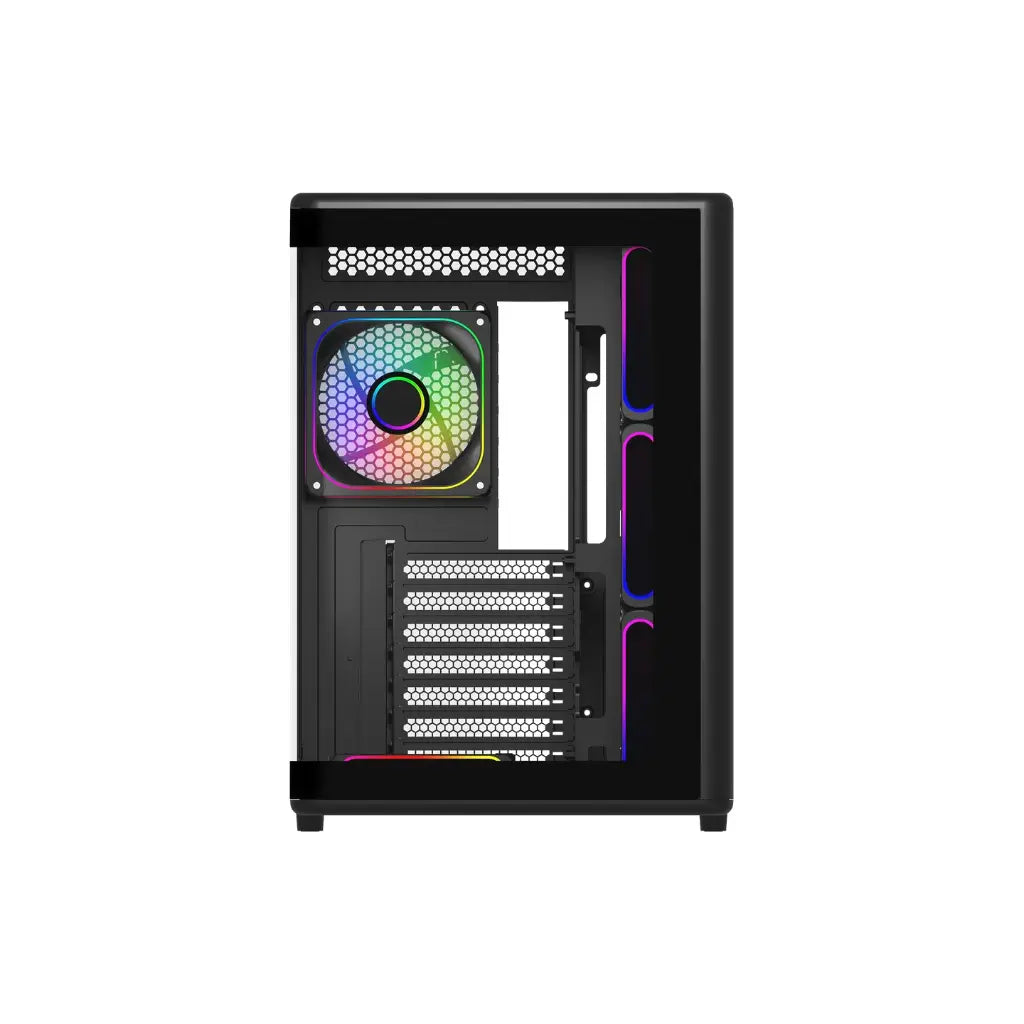 Cooler Master Elite 600 Tempered Glass ATX Mid‑Tower Computer Case - Black-tpstech.in