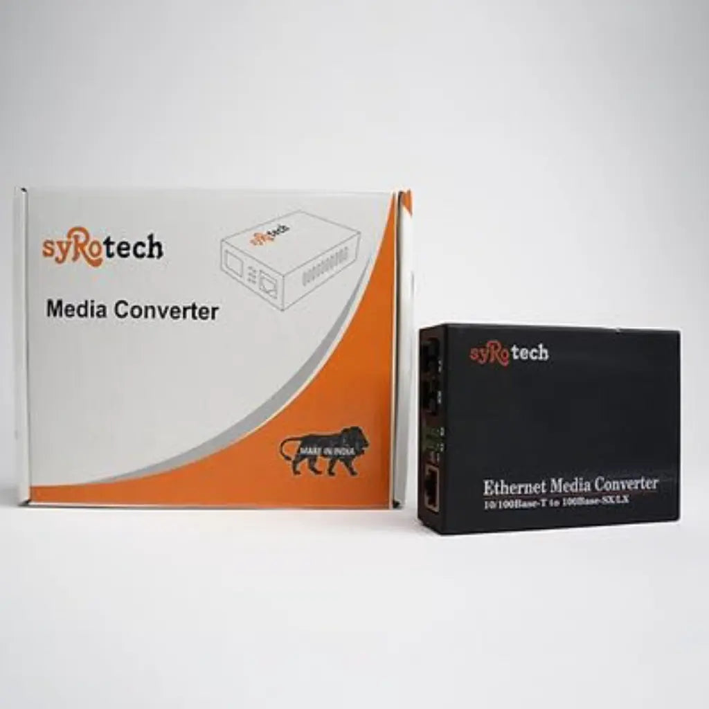 Syrotech GOMC-1303-20 Single Mode Dual Fiber 10/100Mbps Media Converter-tpstech.in